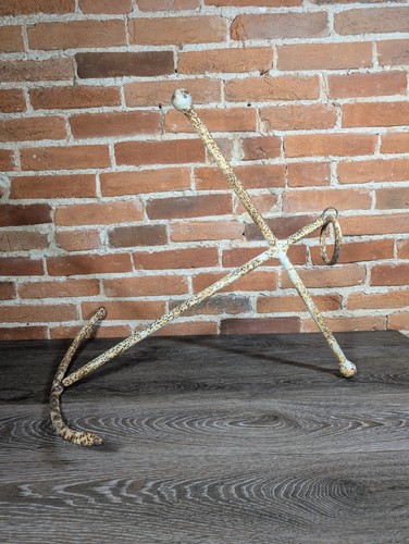 Vtg Antique Sail Boat Anchor 25X24X19 Kedge Authentic Nautical Decor 8 lb Rustic