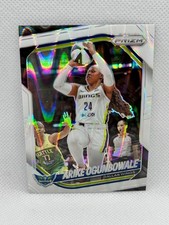 2025 Panini Prizm WNBA #73 Arike Ogunbowale White Seismic Prizms