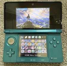 NINTENDO 3DS CONSOLE WITH PRE INSTALLED GAMES 64GB INC CHARGER SEE DESCRIPTION