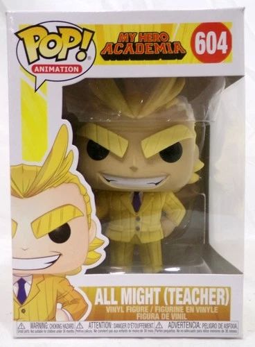 Funko Pop! 604 All Might Teacher My Hero Academia Animation Vinyl Figure 2019