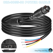 FOR SIMRAD NSE 4-PIN POWER CABLE 2M STRUCTURESCAN 3D NEP-2 000-00128-001