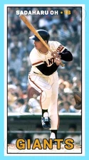 Sadaharu Oh 1967 Tall Boy Custom Made Art Card Yomiuri Giants