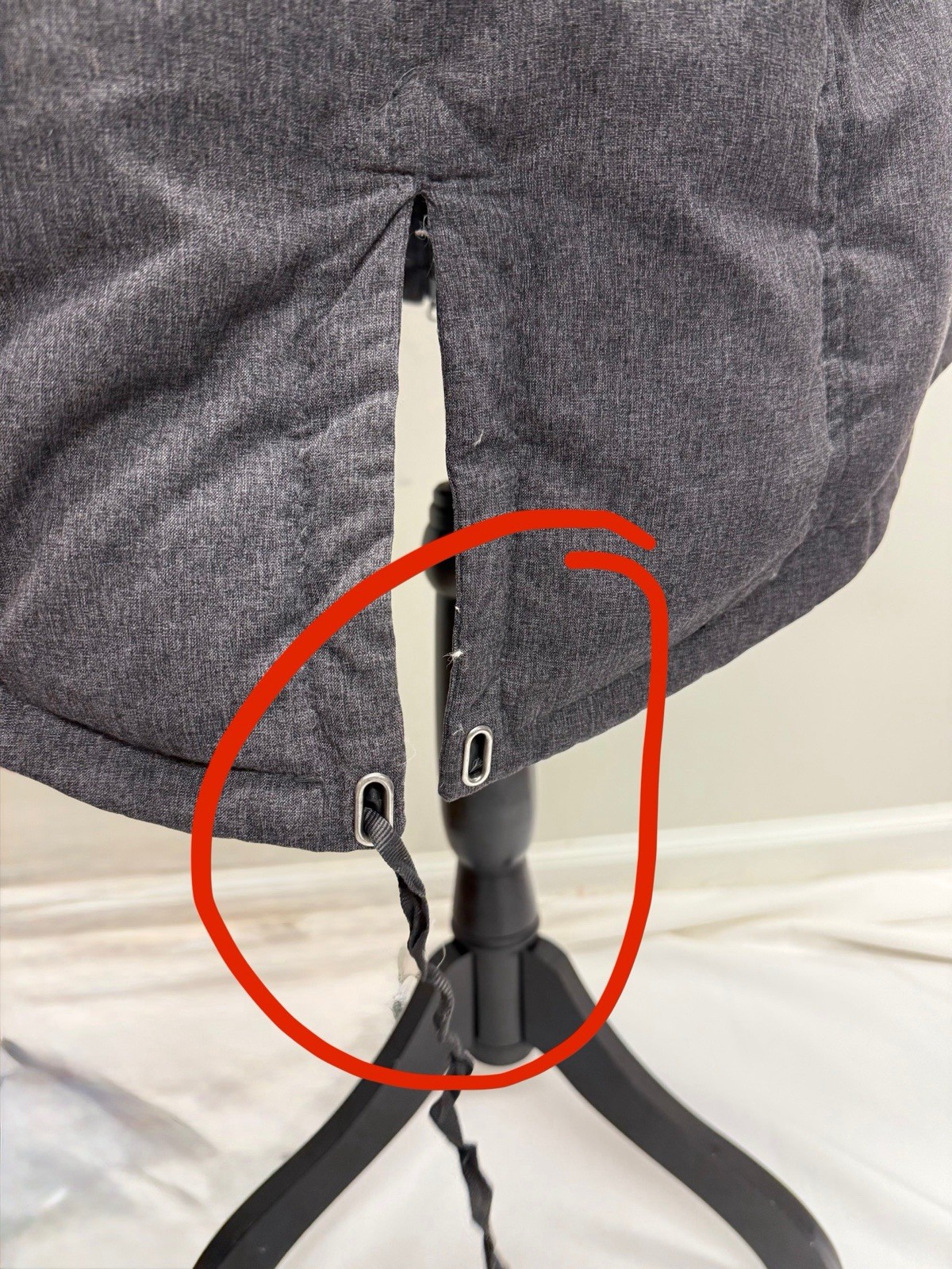 Bomboogie Gray Down Jacket Mid Length Hooded  Coa… - image 10