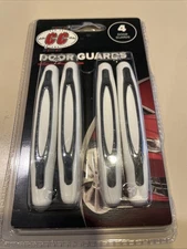 4Pcs White Car Door Edge-Scratch Anti-collision Protector Guard Strip Universal