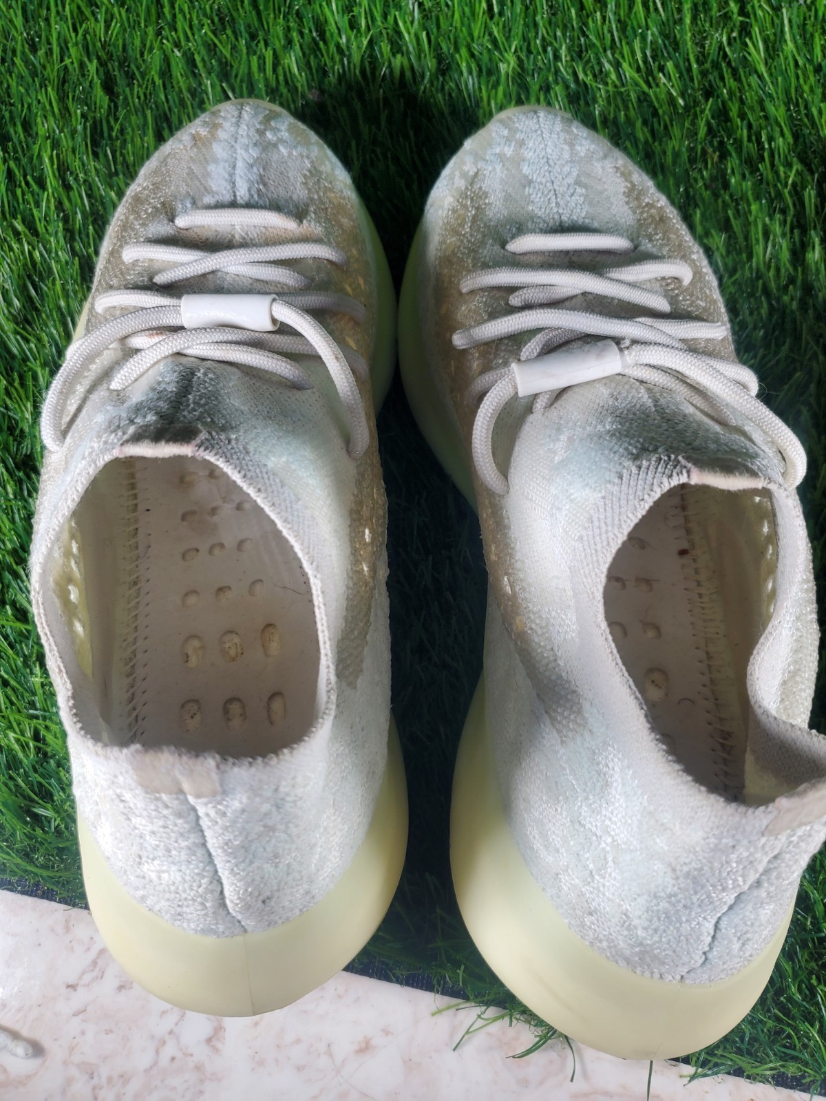 Size 9 - adidas Men's Yeezy Boost 380 Calcite Glow thumbnail 8