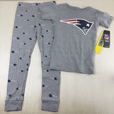 New England Patriots 2 Piece Pajama Set Kids 5-6 Months NWT NFL Team Apparel