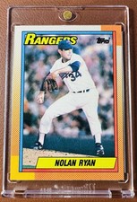 1990 Topps - Nolan Ryan #1 Rangers - Collector’s  Edition Tiffany Card - MINT