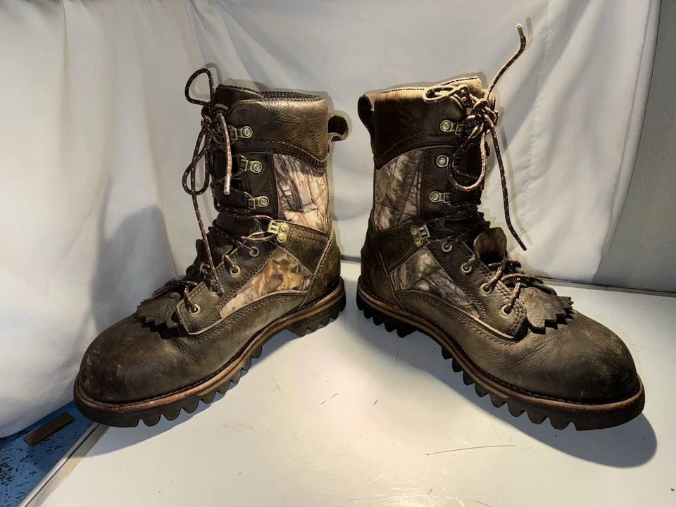 Worn Once! Irish Setter Elk Tracker Waterproof ScentBand 10" Hunting Boots, SZ 9 - Image 3 of 4