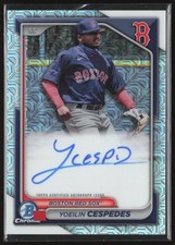 2024 Bowman Mega Box Yoeilin Cespedes Chrome Mojo #BCP-139 Boston Red Sox