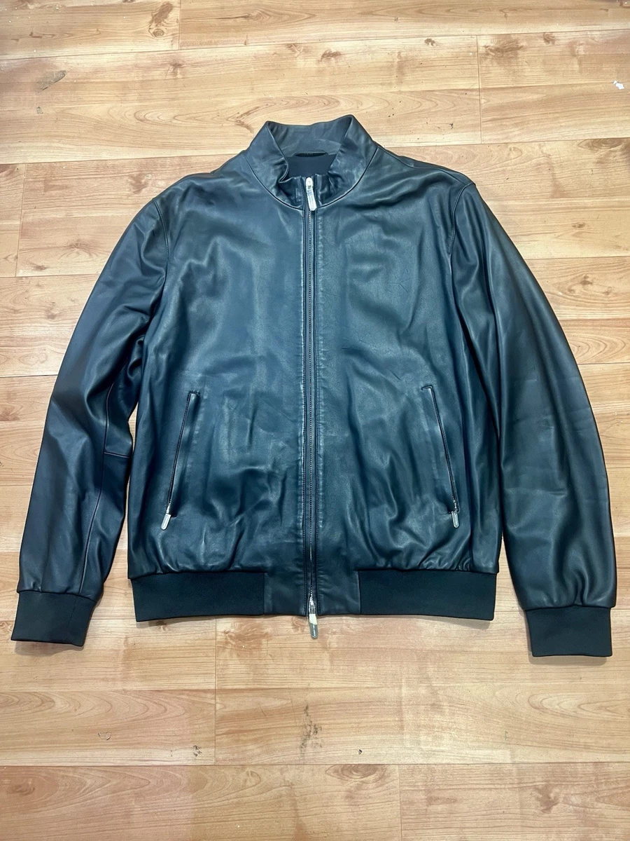 Emporio Armani Leather Outer Shell Jackets for Men for Sale | Shop