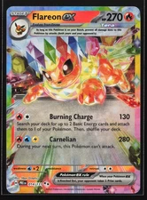 Pokemon Flareon ex 014/131 Prismatic Evolutions Double Rare Holo NM