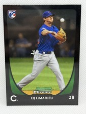 DJ LeMahieu 2011 Bowman Chrome Draft #56 RC Rookie Card Cubs Rockies Yankees. rookie card picture