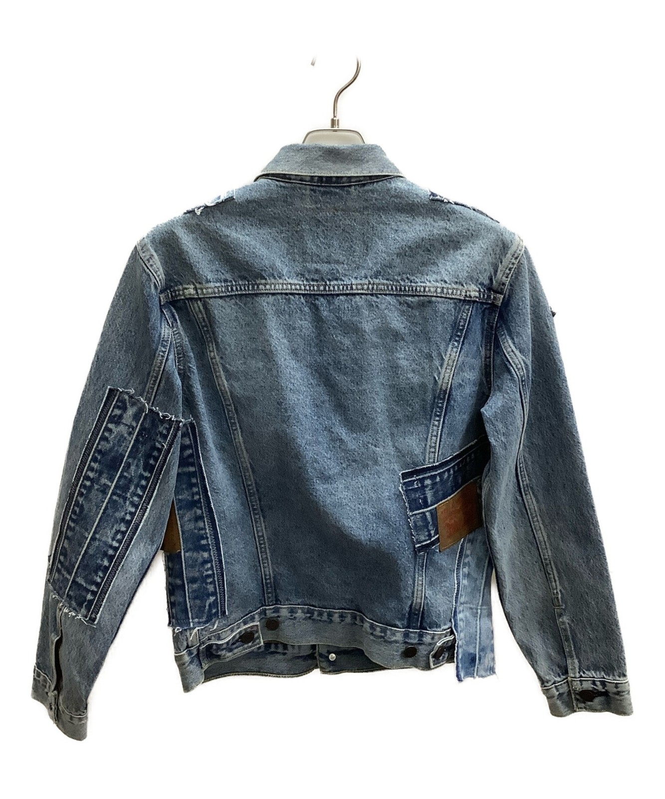 LEVI'S patchwork denim jacket Size: S Indigo Men - image 2