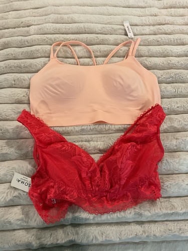 NWT Two Soma lounge bras size medium