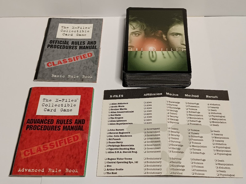 1996 X-Files Card Game – 60 Card Starter Deck