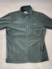 Boy-Scout Columbia Fleece Hooded Jacket Full Zip size XXL Green Boy Scouts