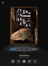 VIDEOGAME Topps WWE Slam 26 - FABLED SIGNATURE RELIC Bronze - TRISH STRATUS