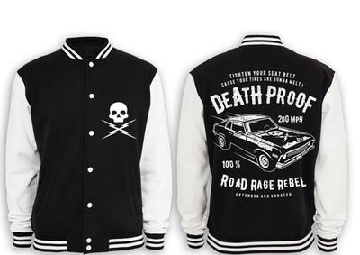 Stuntman Mike's Driving School 2 Collegejacke Tarantino-Death Proof -Grindhouse