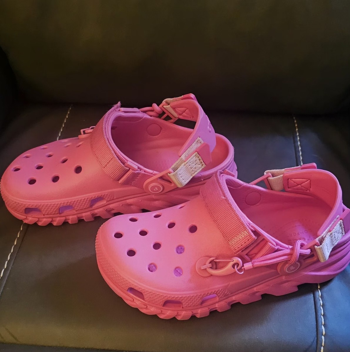 Crocs Duet Max 2 Clog Post Malone Pink Limited Edition womans 7