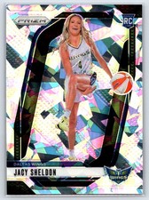 2024 Panini Prizm WNBA Jacy Sheldon #141 Ice Prizms Dallas Wings