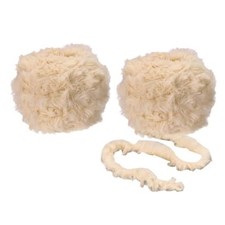 35yds Faux Fur Yarn, 2 Skeins Fuzzy Yarn Crochet Fluffy Yarn Soft Dark Beige