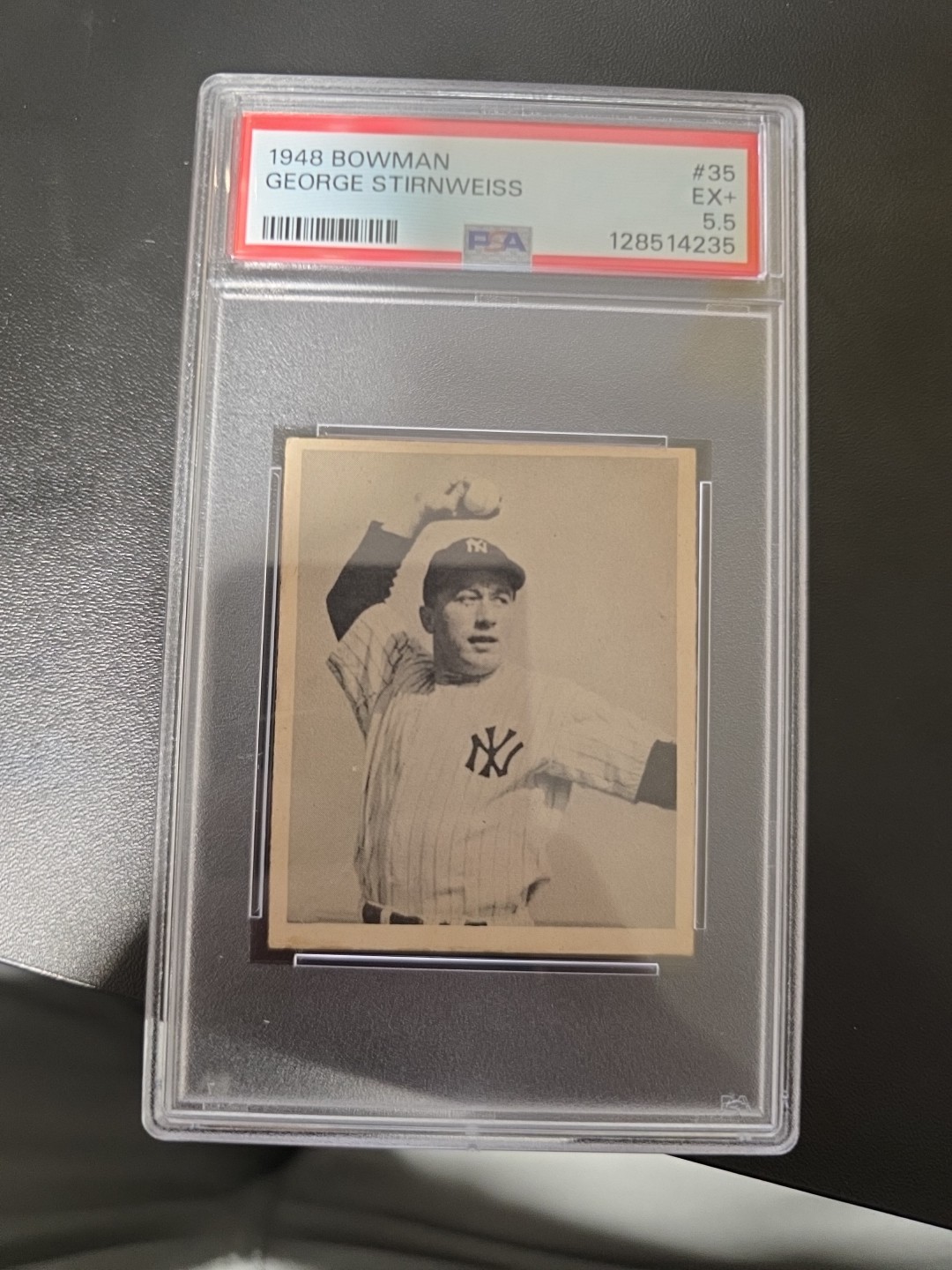 George Stirnweiss 1948 Bowman #35 PSA 5.5