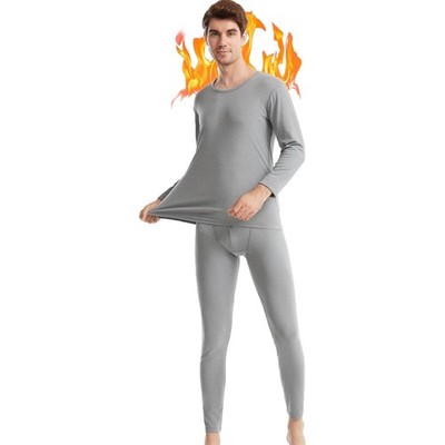 Thermounterwäsche Herren Set lange Unterhose Unterhemd Thermo Softwool Winter