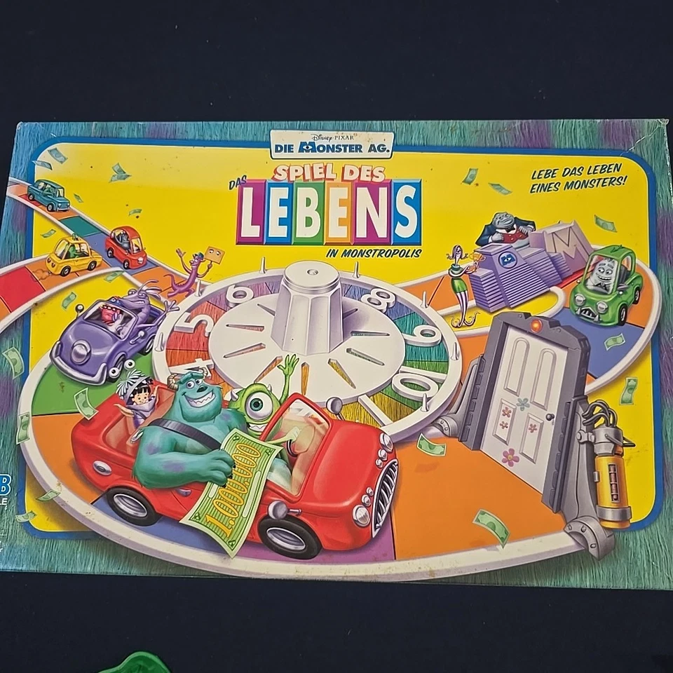 MB 2001 Spiel des Lebens in Monstropolis -  Monster Disney  Pixar Game Of Life - Image 4 of 4