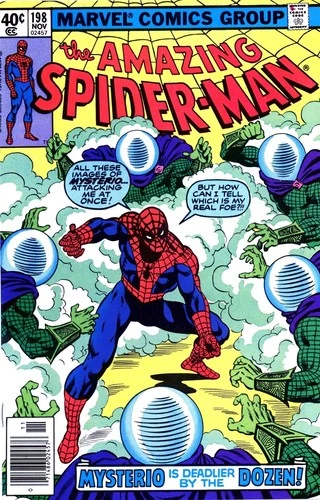 AMAZING SPIDER-MAN #198 -NM 1979 BUSCEMA Mysterio HIGH GRADE! GLOSSY! WP!