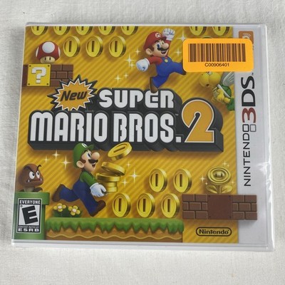SEALED New Super Mario Bros. 2 3DS Brand New Game (Multiplayer, Platform 2012)