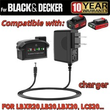 Charger for Black and Decker 20V 12V Max Lithium Battery LBXR20 LBX20 LBX4020