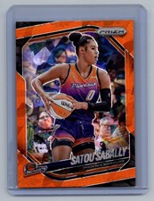 2025 Panini Prizm WNBA #4 Satou Sabally Orange Ice Prizms Phoenix Mercury