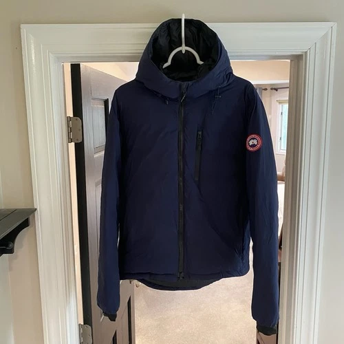 Canada Goose Lodge Hoody - Excellent - Mens Medium - Atlantic Navy - MSRP $950 video thumbnail