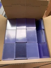 Large Flat Rate USPS Box of Approx 900 Used Top Loaders Light Use Standard Size