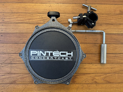 Pintech 10'' Concertcast Drum Dual Trigger with clamp & L-rod