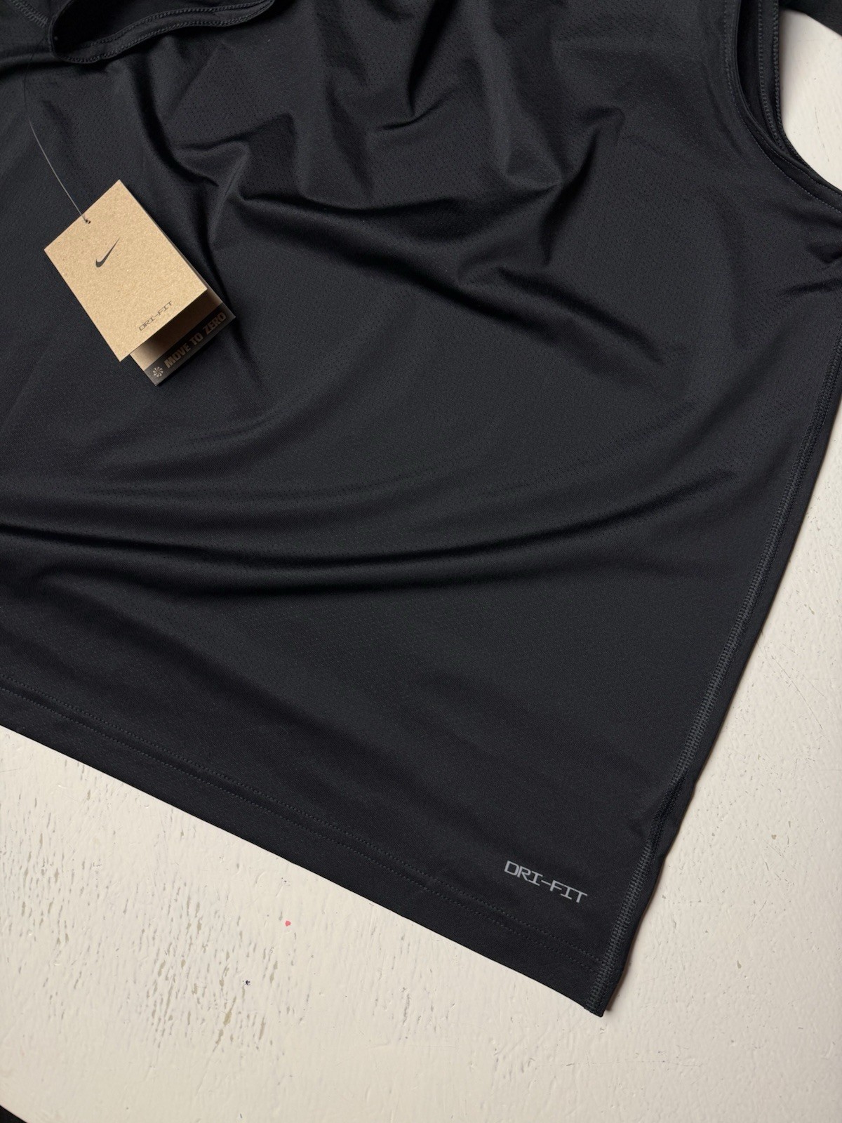 Nike Dri-FIT Ready Tank Top Men's Size Large Black Stretch DV9813-010 New L thumbnail 6