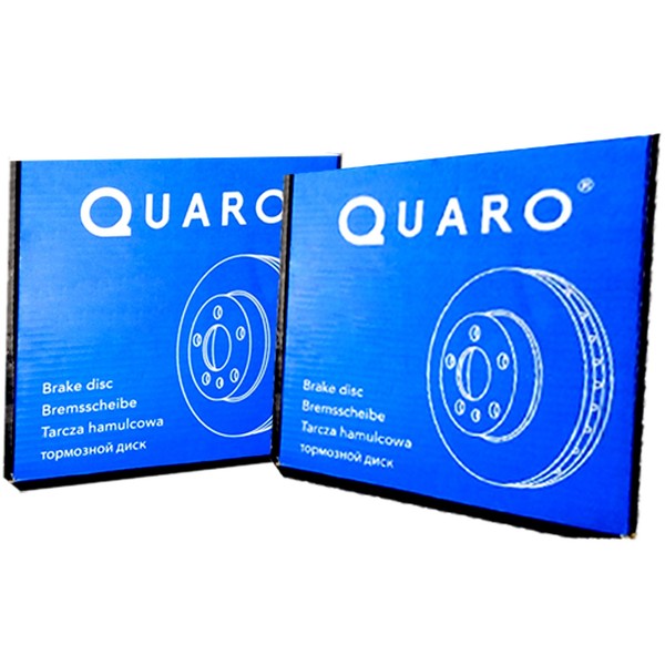 2X Quaro QD7724 Bremsscheibe FüR Fiat Alfa Lancia Alfa-image