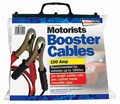 Motorists Emergency Booster Cable Jump Leads 100 Amp