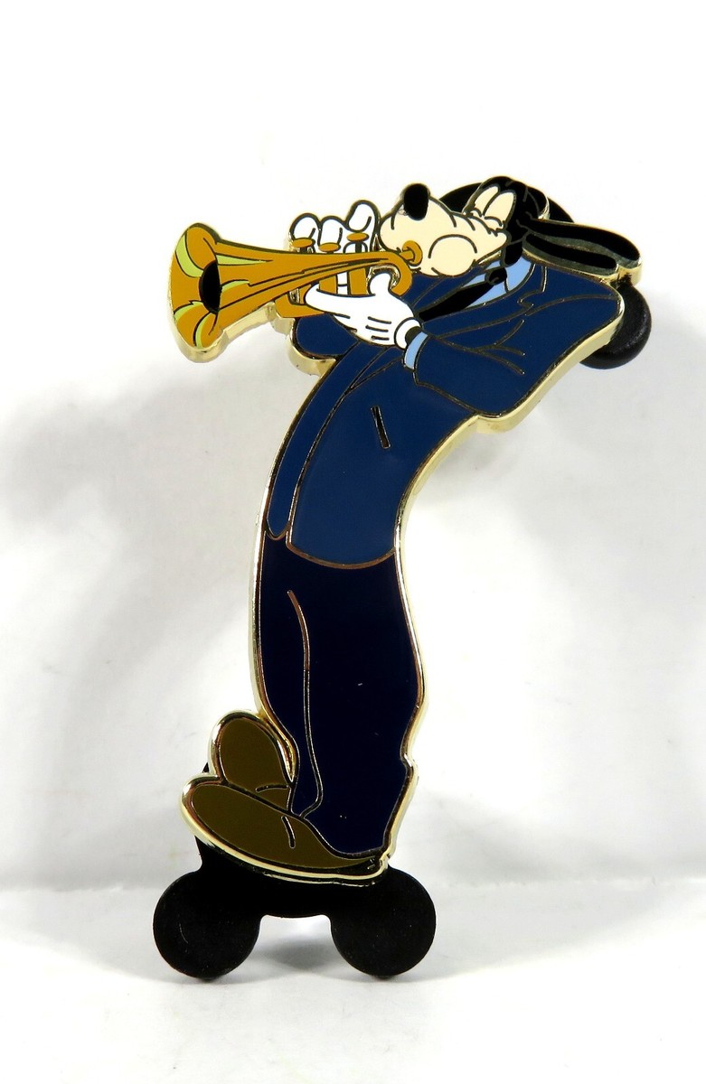 Disney Parks Goofy 90th Anniversary Mystery Pin Goofy Trumpet NEW