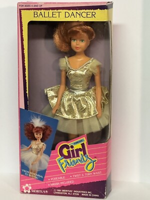 #10866 NRFB Vintage Meritus Forever! Girl Friends Ballet Dancer Fashion Doll