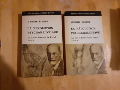 Marthe Robert - Die psychoanalytische Revolution, Freud (2 Bände) - Payot (1966)