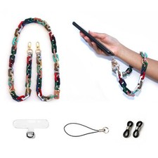 Multifunctional Acrylic Phone Charm- Phone Chain Phone Wrist Strap Phone Stra...