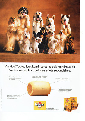 Advertising 018 1994 Pedigree Pal Les Markies Dog Food