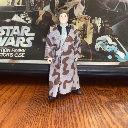 Star Wars Han Solo Trench Coat incomplete Vintage Original Accessories 1984 ROTJ