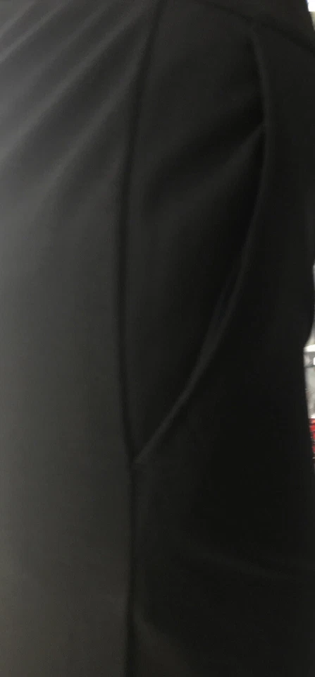 Pantalones de punto Club Monaco para mujer de pierna ancha negros talla XS NUEVOS CON ETIQUETAS Foto 3 de 4