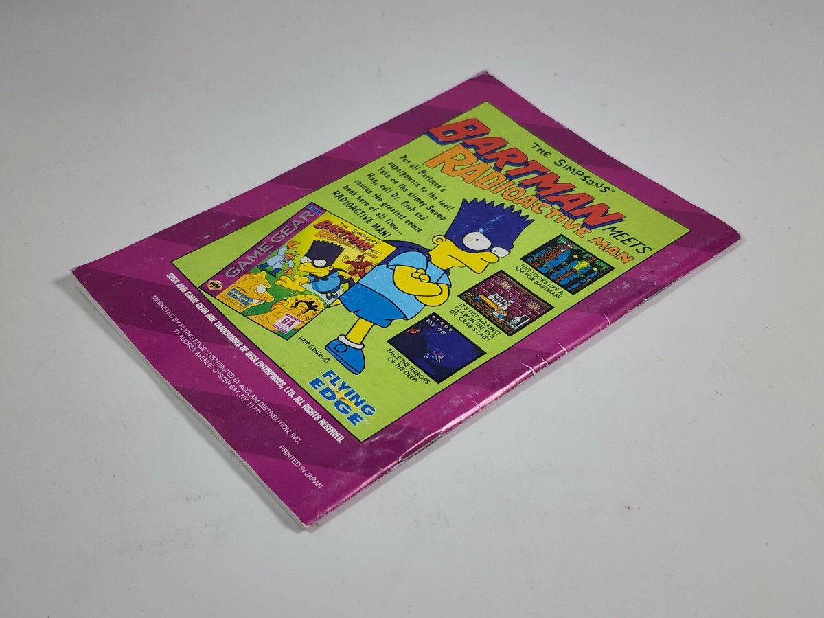Jeu Spider-Man Sur Sega Game Gear - Avec Mode D'emploi, Très Bon état