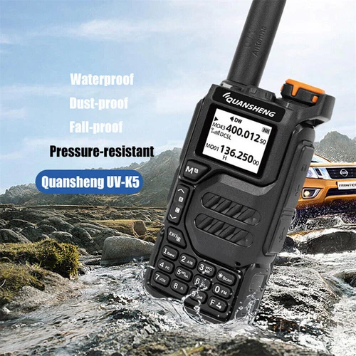 Quansheng UV-K5 Air Band VHF/UHF Dual Band Ham Radio Waterproof Two-way Radios - Bild 1 von 13
