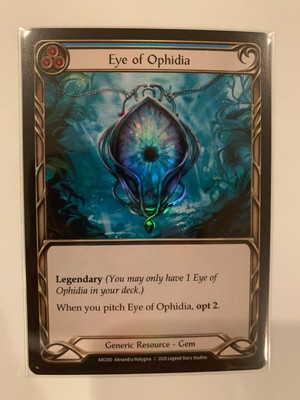 FAB - Eye Of Ophidia - Arcane Rising Rainbow Foil NM Unlimited 