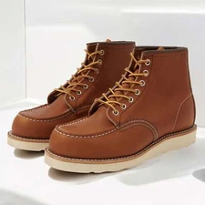 [0875] Mens RED WING CLASSIC MOC - BROWN