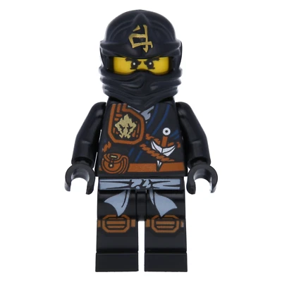 LEGO Minifigur Cole - LEGO Ninjafigur - LEGO Ninjago - LEGO Schwarzer Ninja Cole - Bild 1 von 3